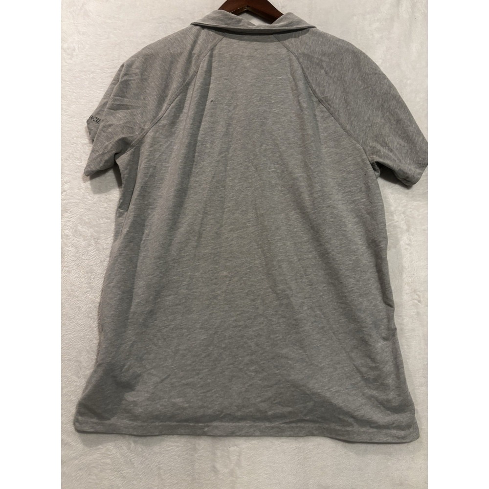 Carhartt Polo Shirt Men's Force Original Fit Large Short Sleeve Pocket Gray - Picture 8 of 10